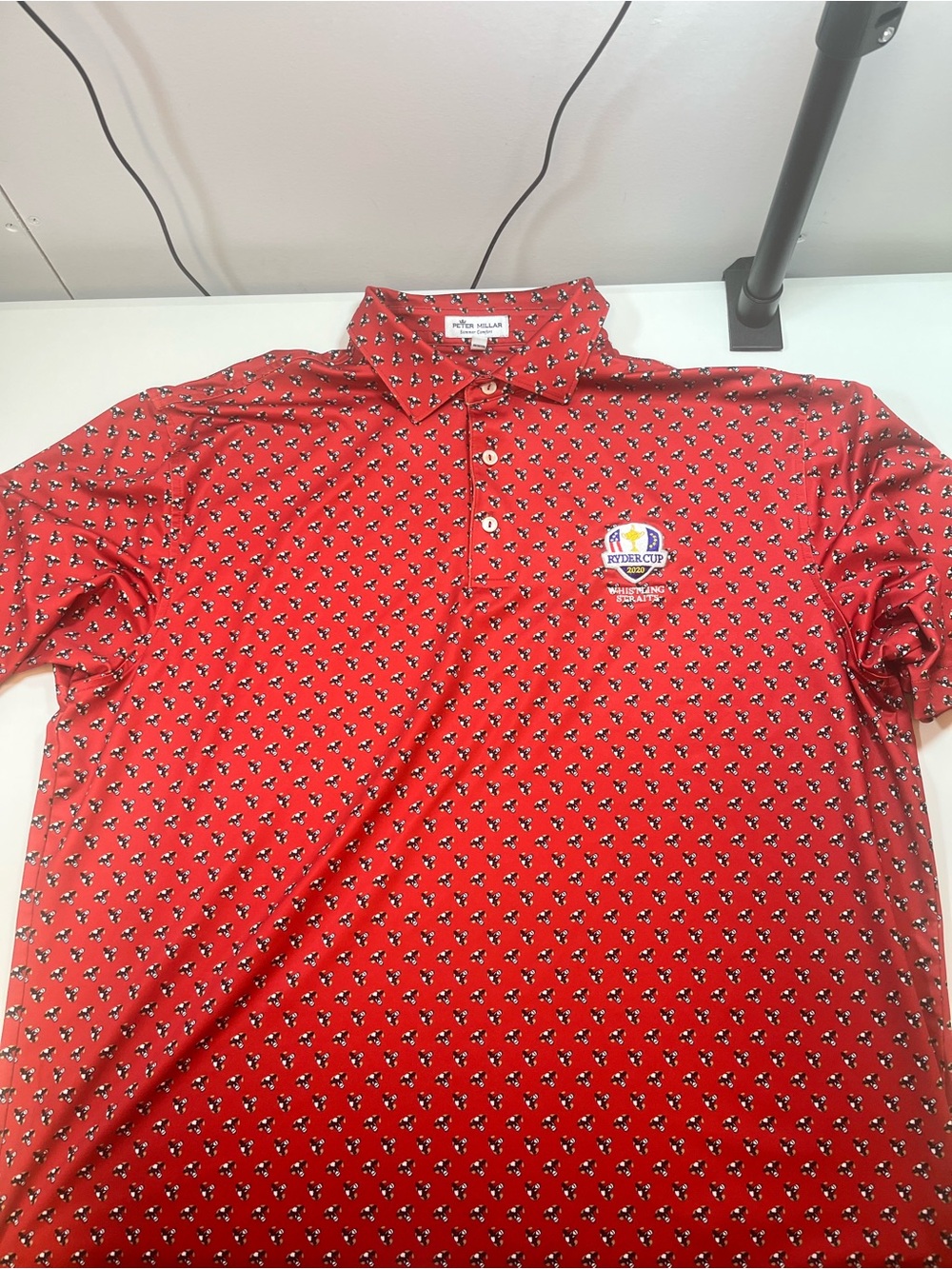 Peter Millar 2020 Ryder Cup Whistling Straits Cow Print Polo